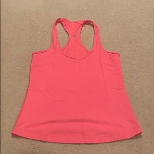 Hot pink lululemon tank